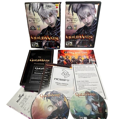 GUILD WARS PC Game Of The Year Edition GOTY Computer Complete Big Box EUC CIB