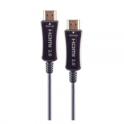 Sky Vision AOC 150 aktives optisches HDMI 2.0 Hybrid Kabel 15m UHD 4K Typ A