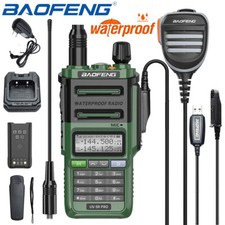 Baofeng UV-9R PRO Dual Band UHF VHF Walkie Talkie Waterproof Two Way Radio Set