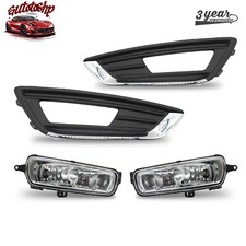 For 2015-2018 Ford Focus Bumper Fog Lights Driving Lamps Pair Leftright Side