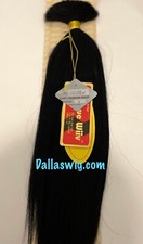 CLOSEOUT SALE Unique Wiiv Human Silky Yaki Bulk Braiding Hair 16" ONE Per Bag