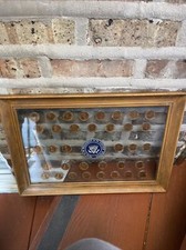 Lot 35 Vintage Brass Various PRESIDENT PRESIDENTIAL Coins Tokens Mounted framed