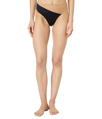 MSRP $125 Norma Kamali Womens Bikini Bottoms Black Size Large NWOT
