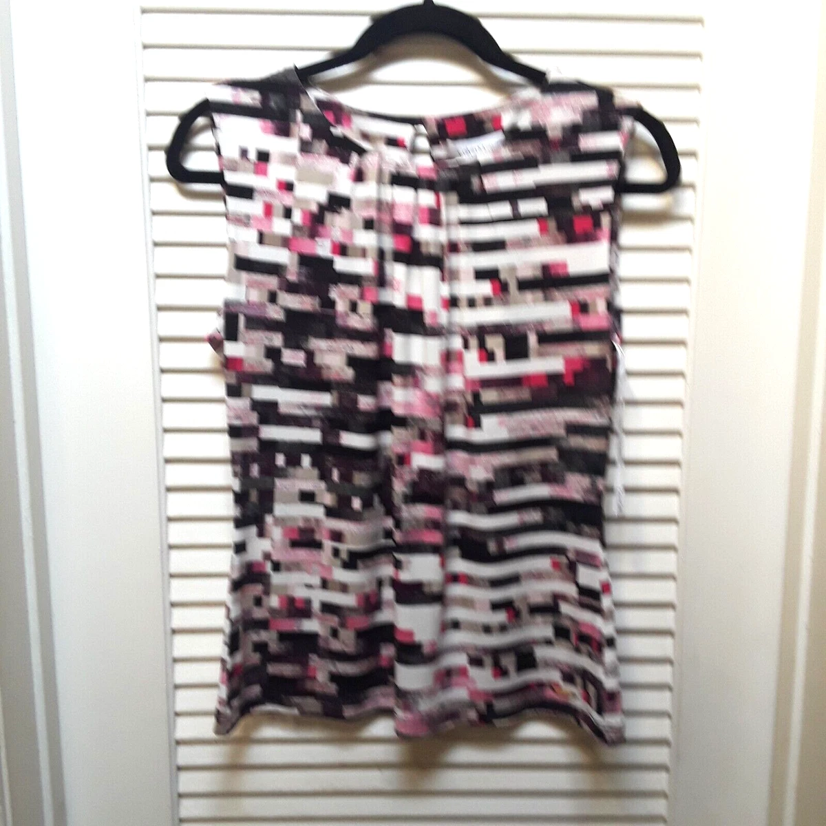 Calvin klein top pleated shell