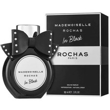 Rochas Mademoiselle Rochas In Black 90ml EDP (L) SP Womens 100% Genuine (New)