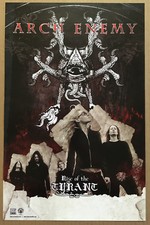 ARCH ENEMY Rare 2007 PROMO POSTER for Rise of the Tyrant CD MINT USA 11x17