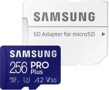 Samsung PRO Plus 256GB Micro SD microSDXC UHS-I Memory Card w/Full SD Adapter