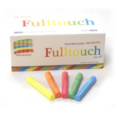 HAGOROMO Fulltouch 5 Colors Chalk 1 Box 72 Pcs / Red,Yellow,Blue,Green,Orange