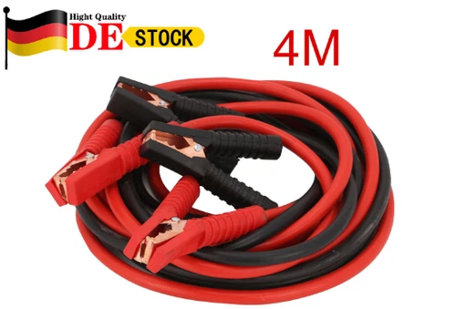Starthilfekabel Überbrückungskabel 500 AMP PKW LKW Starterkabel Kabel 2x4m DHL - Bild 1 von 20