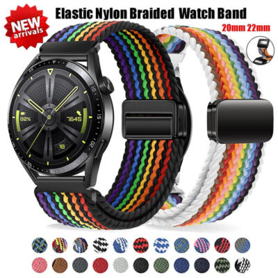 Braided Nylon Armband Für Huawei Watch 4 GT 3 GT 2 2e GT 2 Pro 42 46mm 43 48mm