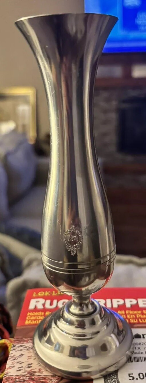 Stieff Pewter C & P Telephone Employee Award Vase