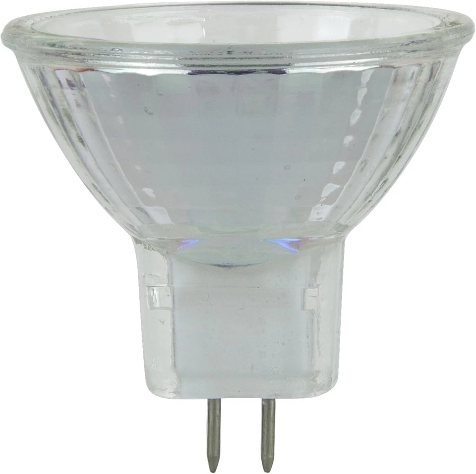 6Pack MR11 JCR Mini Reflector Light Bulb W/ Cover Guard, 10W, 3200K, GU4 30°, 6V - Image 2 of 4
