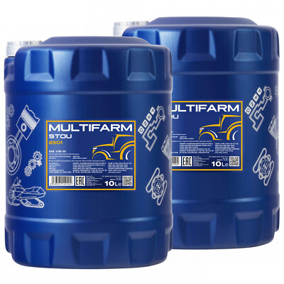 Motoröl Motor Öl MANNOL 10W-30 API CG-4/CF-4/CF MN Multifarm STOU 2 X 10 Liter