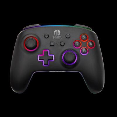 PowerA Nintendo Switch Controller Enhanced Wireless Lumectra RGB Gaming Keys