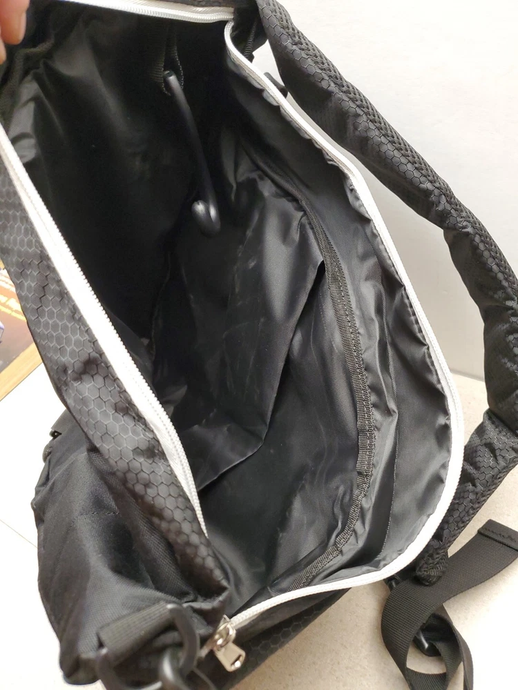 Pickleball Bag Mens Womens Backpack Adjustable Sling Bag Black Pickleball Bag Mens Womens Backpack Adjustable Sling Bag Black