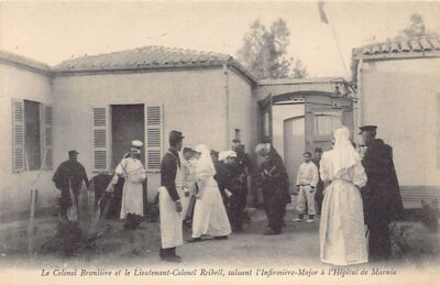 Algeria - LALLA MARNIA Maghnia - Colonel Branlière and Lt-Colonel Reibell,