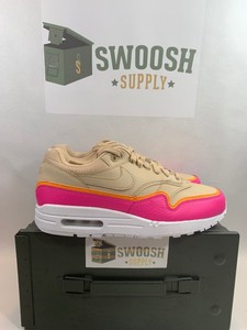 Nike Air Max 1 SE Women's New Desert Ore Pink Lifestyle Sneakers 881101-202  | eBay