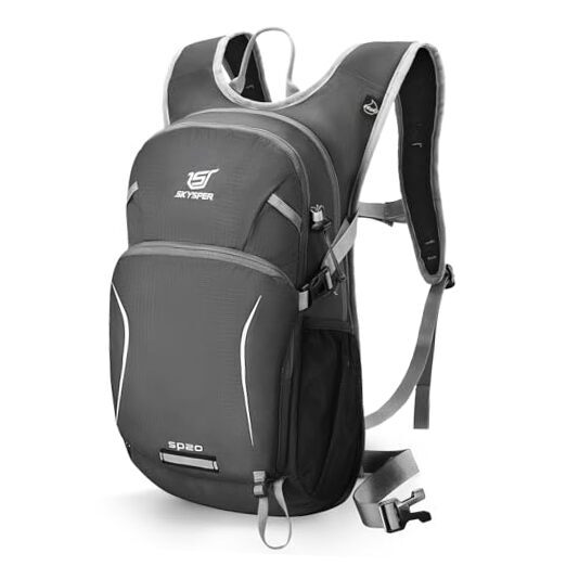 20L Lightweight Hiking Backpack Small Daypack in Dark Gray-image