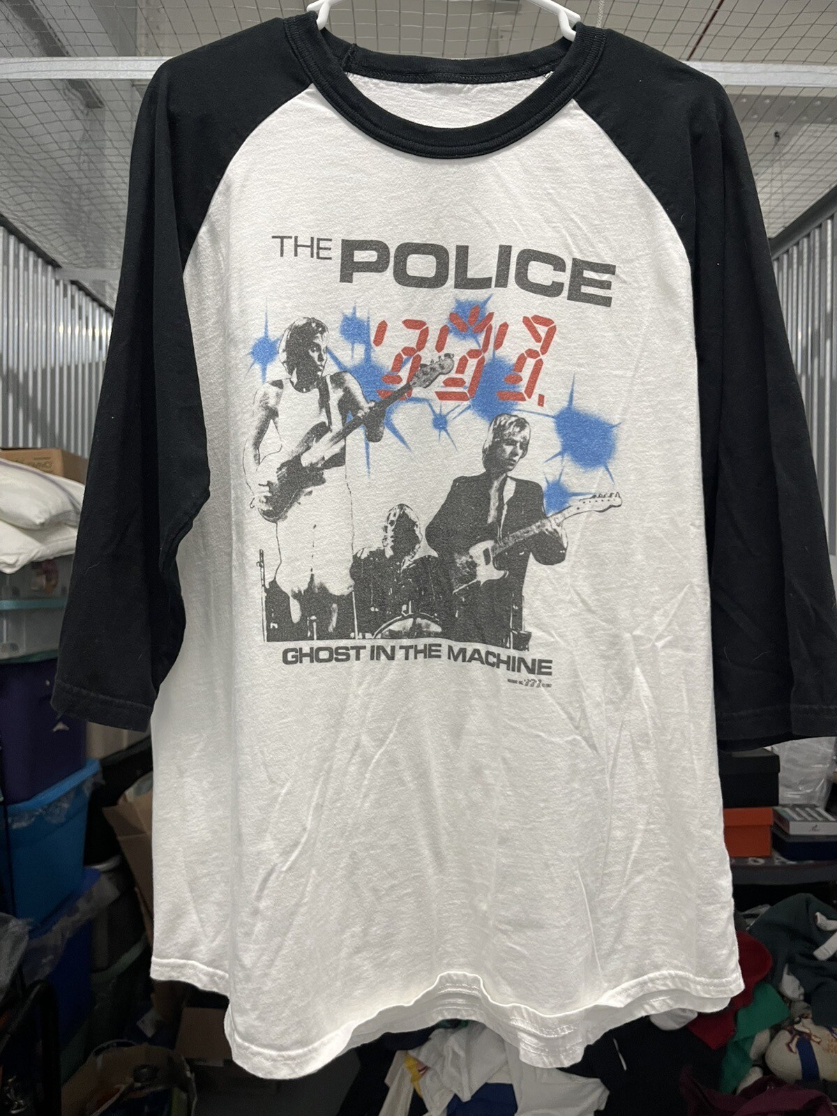 Vintage 1982 The Police Ghost In The Machine North American Tour Shirt