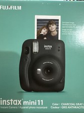 Fujifilm instax mini 11 Instant Film Camera - Charcoal Gray U775072 NEW