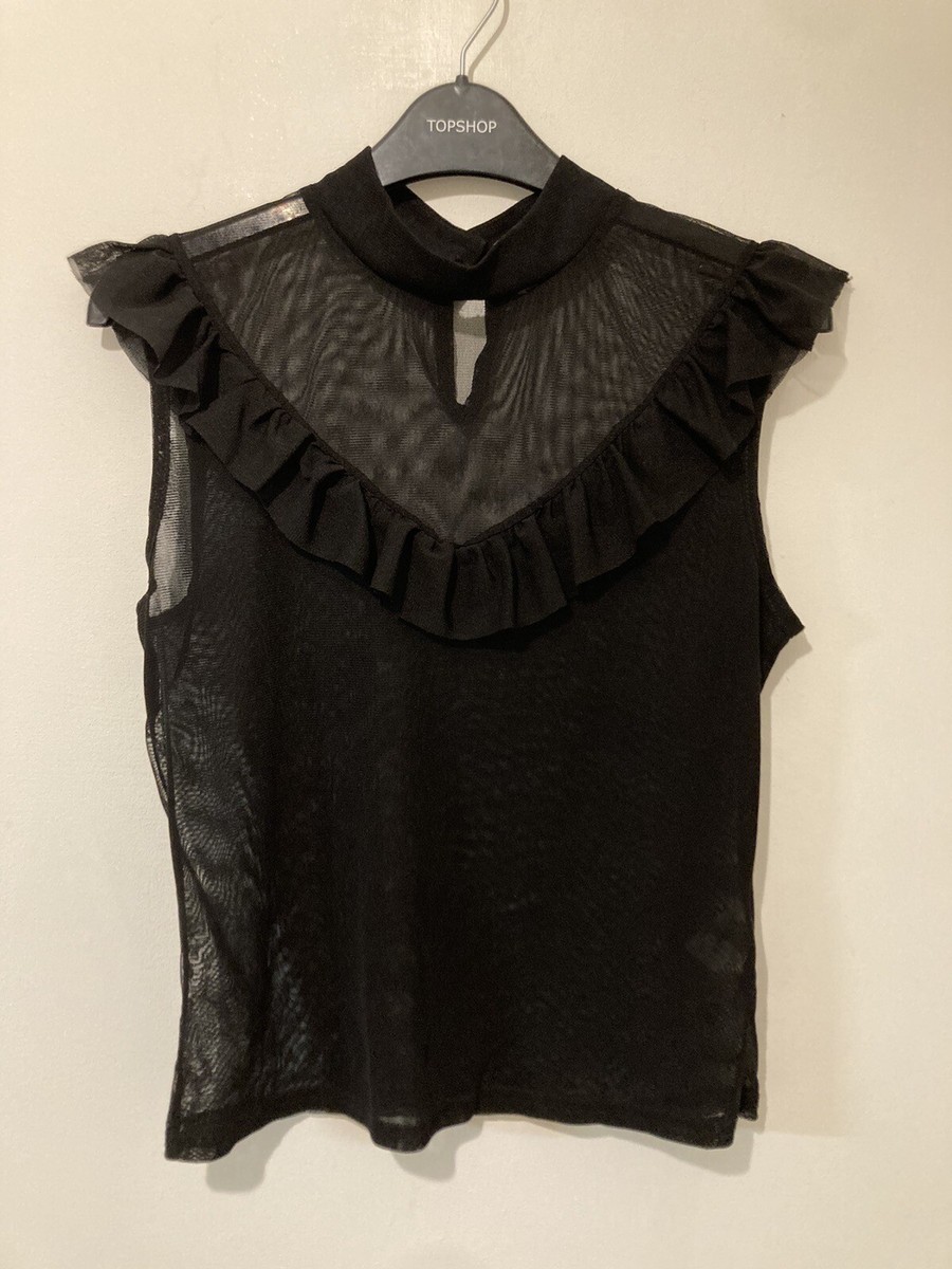 topshop ruffle top