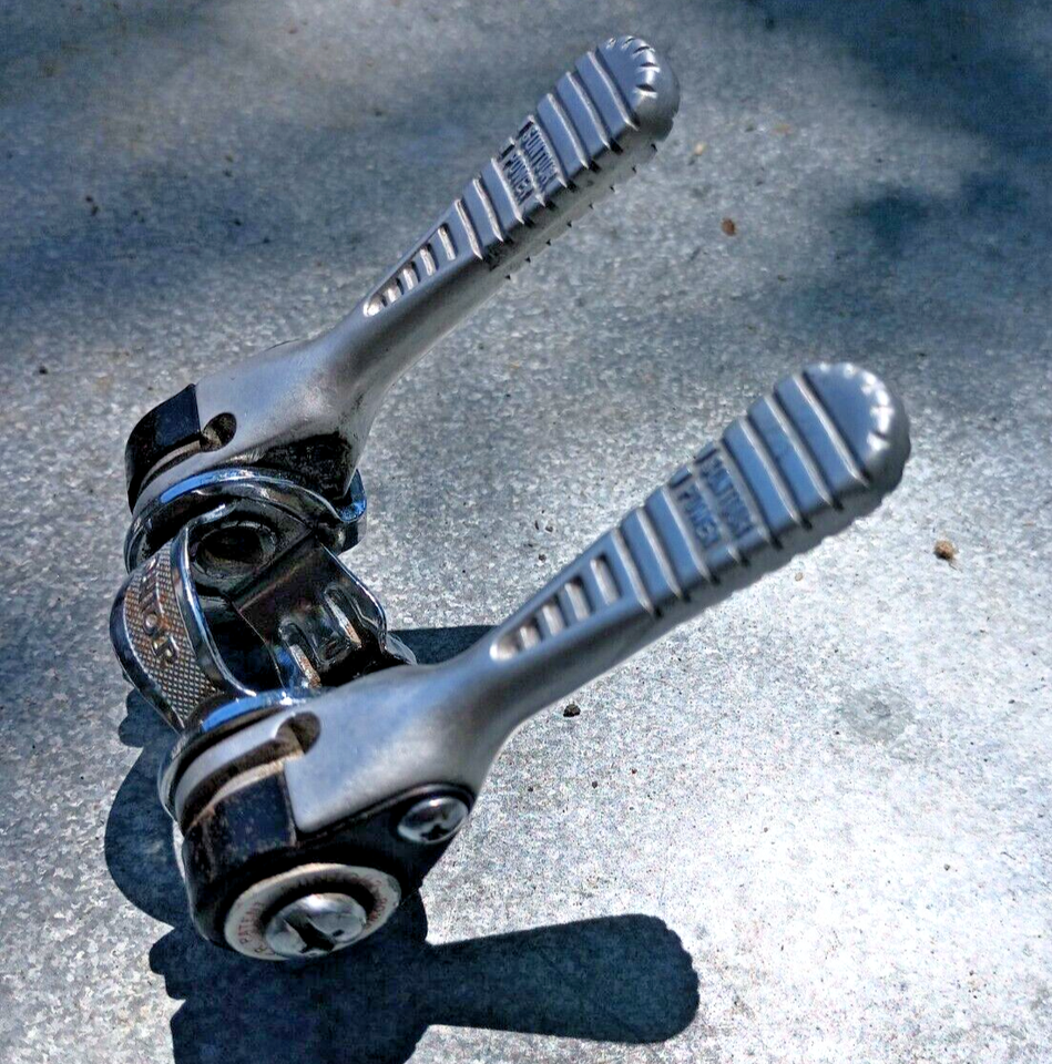 Vintage Suntour Power Shifter Downtube Friction ClampOn Ratchet Action