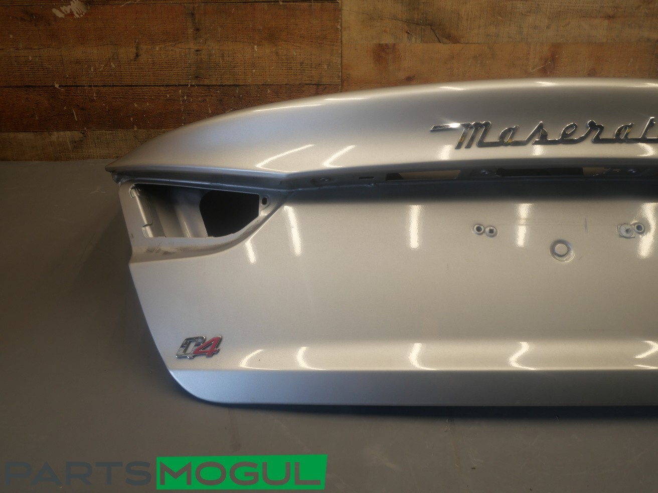 14-22 Maserati Ghibli S Q4 M157 Rear Trunk Lid Deck Shell Panel Gray OEM