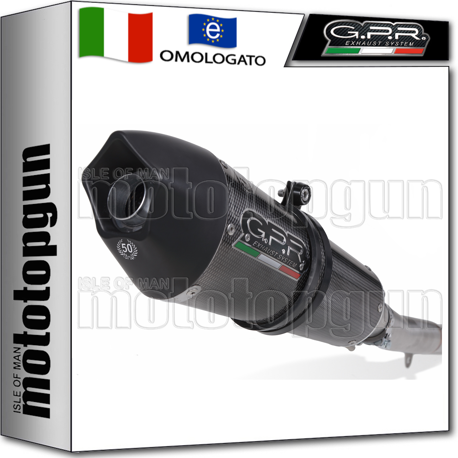 GPR SCARICO HOMCAT GPE ANNIVERSARY POPPY CAN AM SPYDER 1000 RS - RSS 2015 15