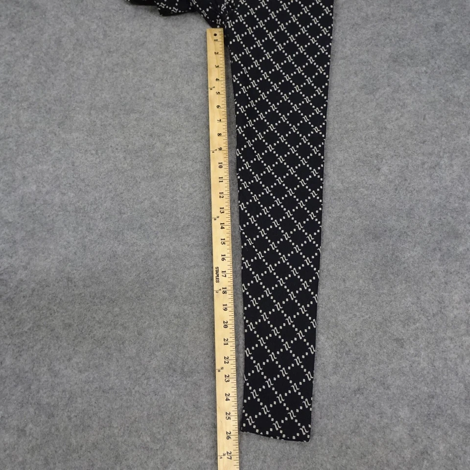 Noli Leggings Womens Small S Black Monogram Jacquard Stretch Pants Ankle Yoga - Image 4 of 4