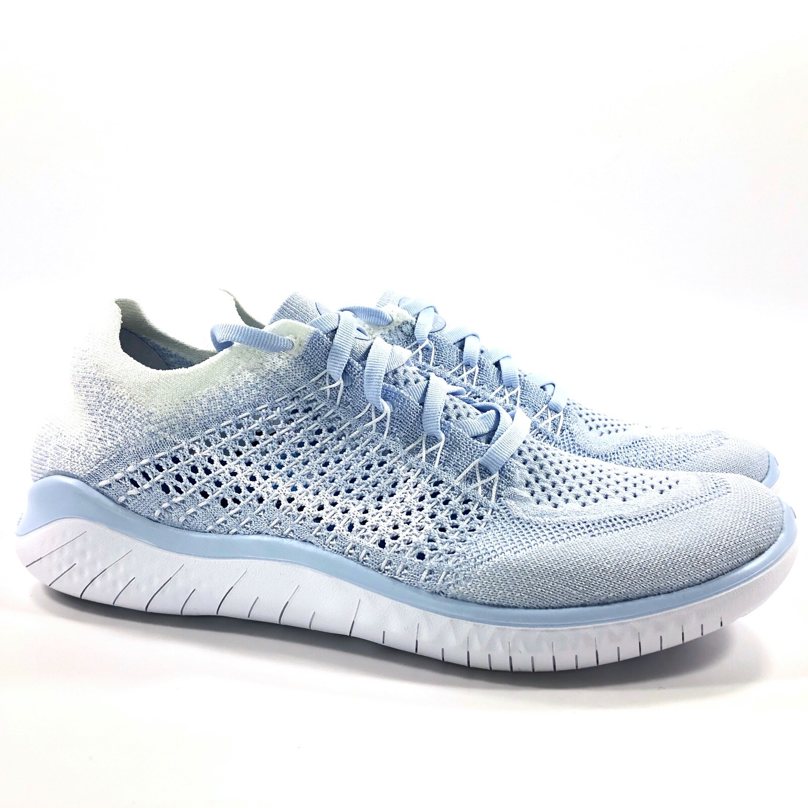 nike free rn flyknit 2018 women's running shoe hydrogen blue
