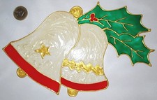 Kolor okna, obraz okna, 2 dzwony, Boże Narodzenie!