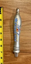 Michelob Light Beer Tap Handle Knob Keg Bar Top Brewing Wooden Vintage Silver