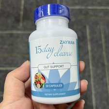 Advanced 15 Day Cleanse Detox Gut and Colon Support Supplement Capsules Non-GMO