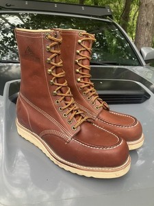 Wood‎ & Stream Men\'s Instinct VGS 300 Brown Leather Boots Size 13W VTG Weinbrenner Wood N main image 2