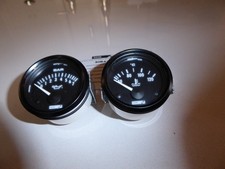 LUCAS/VDO PAIR OF NEW OLD STOCK OIL & TEMP GAUGES SIB520/SIB421 INC INSTRUCTIONS