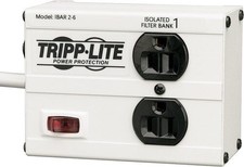 Tripp Lite Isobar 2 Outlet Surge Protector - Power Strip 6 Feet Cord ISOBAR2-6