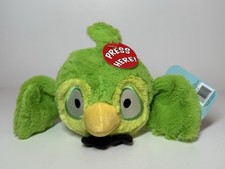Green Caged Bird Angry Birds Rio 5" Plush HK-98 with Tags, No Sound