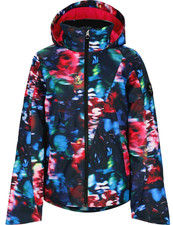 Obermeyer Rylee Print Snow Jacket, Teen Med 10-12 Color Bloominescense, NWT