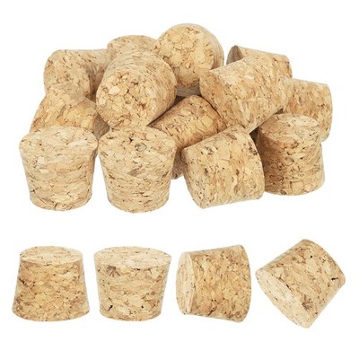 20 Pcs 1.02x0.83x0.79Inch Cork for Bottles Stoppers Cork Plugs for Bar