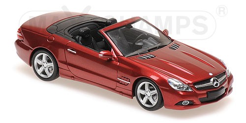 Minichamps 1:43 MERCEDES-BENZ SL-CLASS (R230) - 2008 - Red Metallic-image