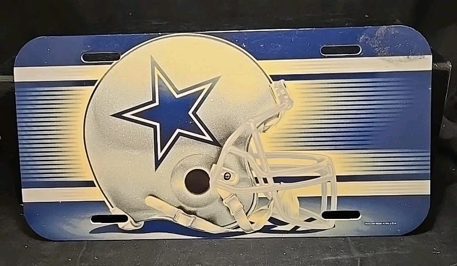 WinCraft Bandiera Dallas Cowboys Deluxe 90x150cm | Con Casco Alternativo E Logo, Doppio Occhiello, Cuciture Di Qualità, Lavabile