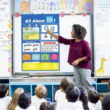 Alphabet Learning Pocket Chart Durable ABC Learning Table Chart for Toddlers