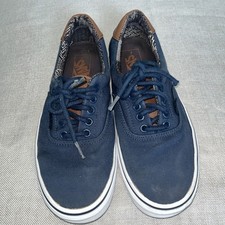 Vans Era 59 Lace Up Shoes Navy/Brown - Men's Size 9 Women's Size 10.5 751505