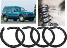 Universal Coil Spring Silencer Insulator Rubber Sleeve Front Rear Lower 4PACK 