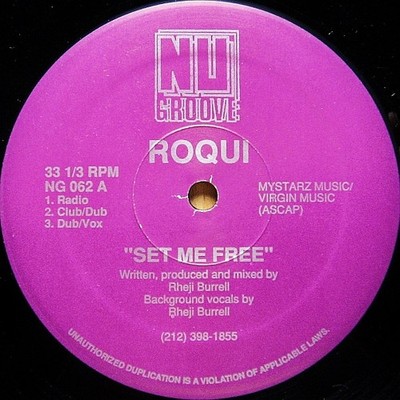 Roqui - Set Me Free / I've Just Begun To Love You (Day By Day)  (12'') (Very Good