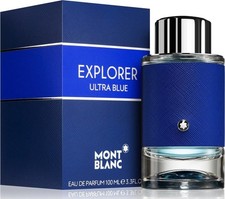 Montblanc Explorer Ultra Blue by Mont Blanc Eau De Parfum Spray 6.7 oz for Men