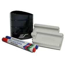 New EliteScreens Insta-DE DEM Screen WhiteBoardScreen Universal Pens and Eraser