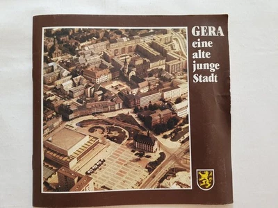 Gera eine alte junge Stadt Informationsbroschüre - Bild 1 von 4