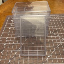 Lot Of 20 Clear Soft Flexible Blank Plastic Audio Cassette Tape Cases