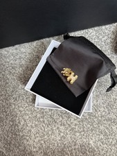 High Quality Earrings Stud with Box and Pouch Double Side Earrings Stud Gift Box